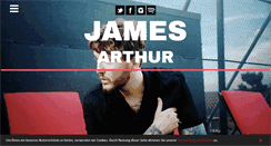 Desktop Screenshot of jamesarthurofficial.com